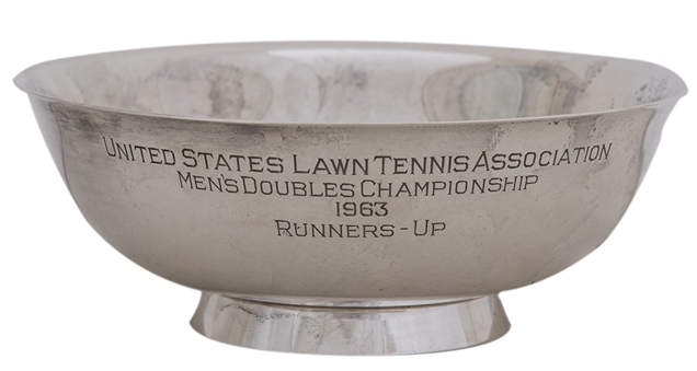 1963 Rafael Osuna US Open Men’s Doubles Championship Runners Up Sterling Silver Bowl Award
